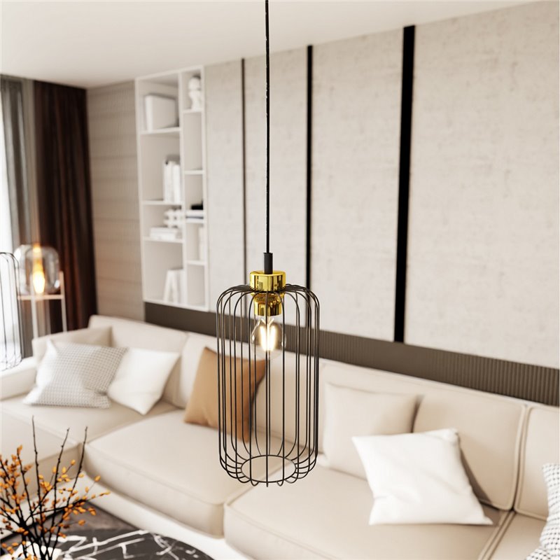 VANDER 1 BL GOLD EMIBIG Lampa wisząca VANDER 1 BL GOLD EMIBIG Lampa wisząca
