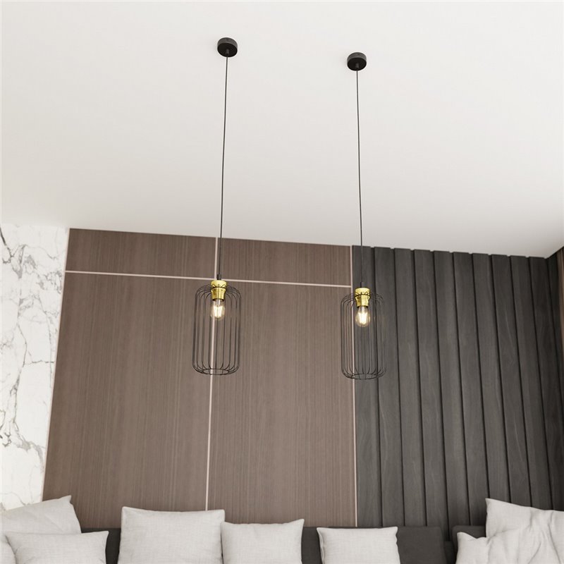 VANDER 1 BL GOLD EMIBIG Lampa wisząca VANDER 1 BL GOLD EMIBIG Lampa wisząca