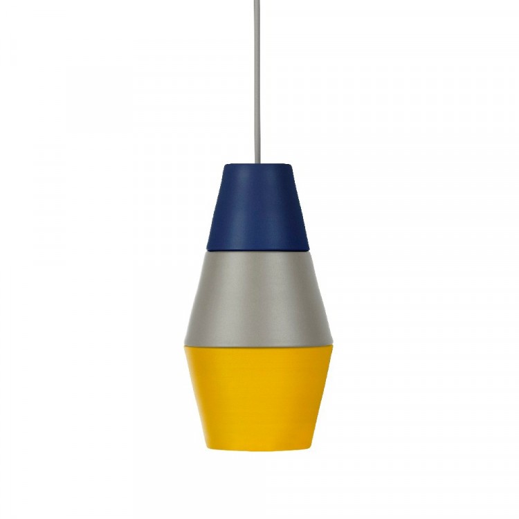 Nighty Night Niebiesko-szaro-żółta ILI ILI Grupa Products lampa wisząca