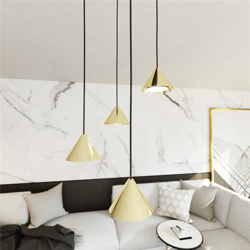 ELIT 4 PREMIUM GOLD EMIBIG Lampa wisząca ELIT 4 PREMIUM GOLD EMIBIG Lampa wisząca