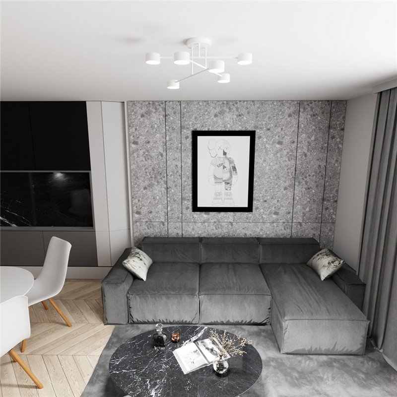 HALO 6 WHITE EMIBIG Lampa sufitowa HALO 6 WHITE EMIBIG Lampa sufitowa