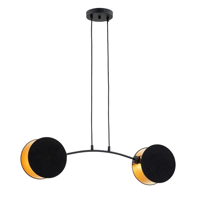 MOTIF 2 BLACK/GOLD EMIBIG Lampa wisząca