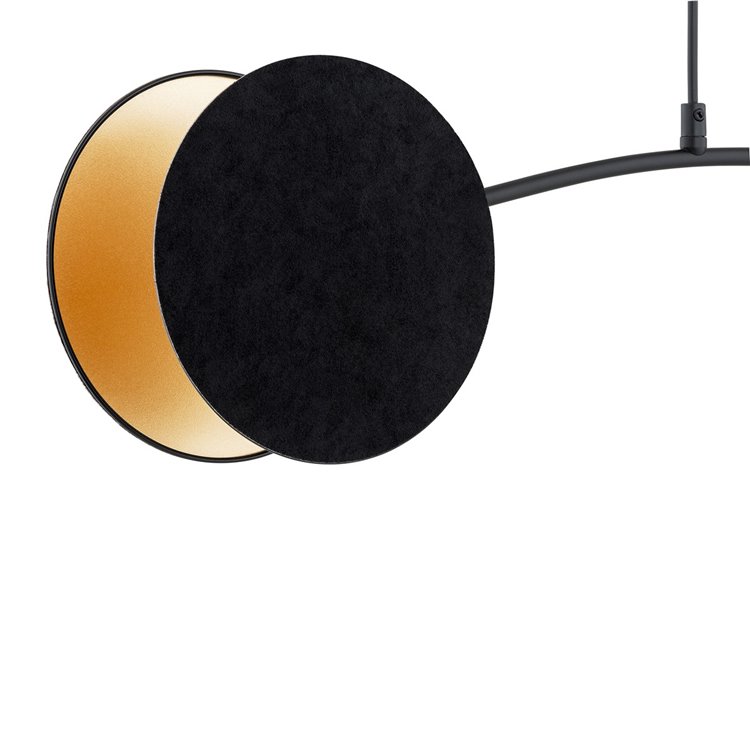 MOTIF 2 BLACK/GOLD EMIBIG Lampa wisząca