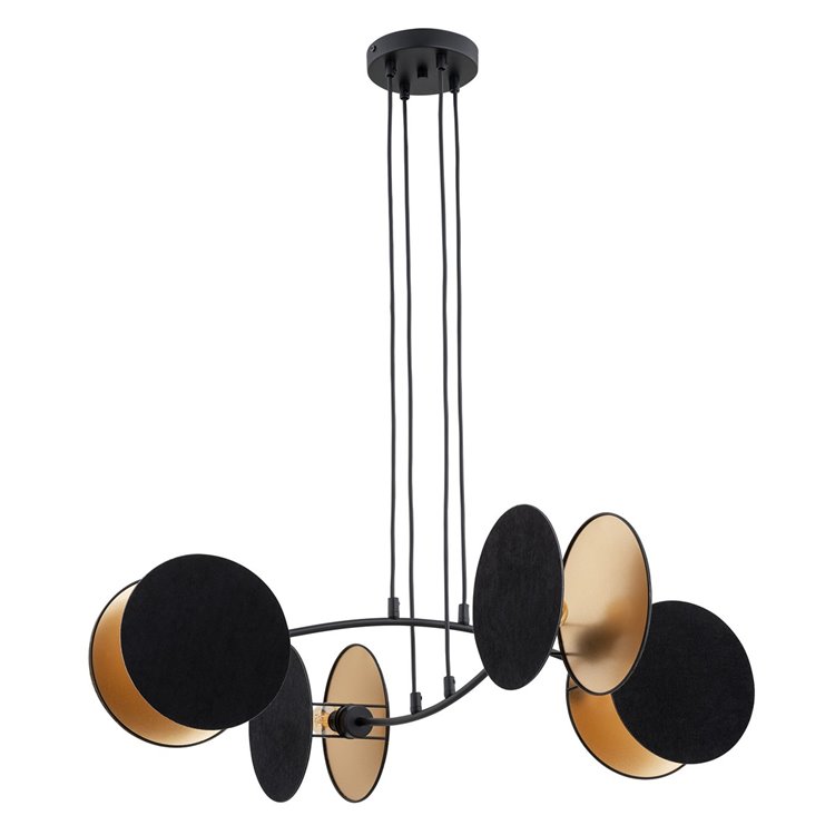 MOTIF 4 BLACK/GOLD EMIBIG Lampa wisząca