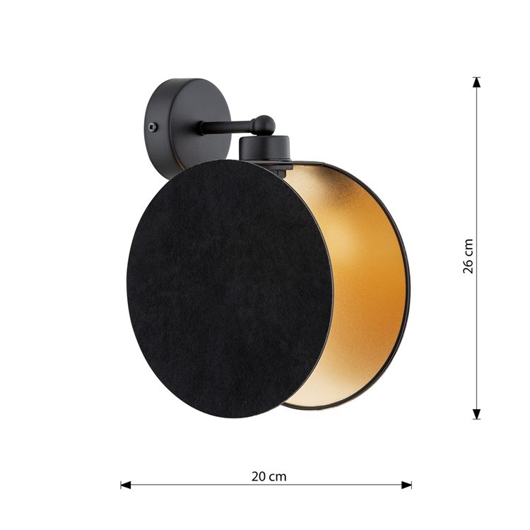 MOTIF K1 BLACK/GOLD EMIBIG Lampa wisząca