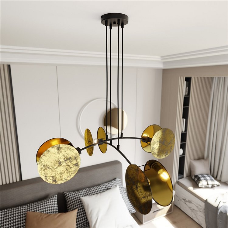 MOTIF 4 GOLD EMIBIG Lampa wisząca