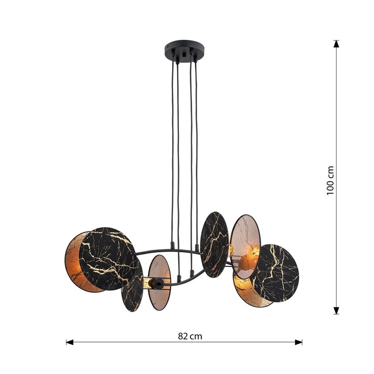 MOTIF 4 MARBEL EMIBIG Lampa wisząca