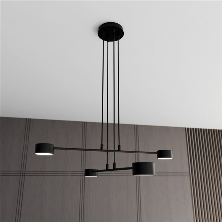 MODUS 4 BLACK EMIBIG Lampa wisząca