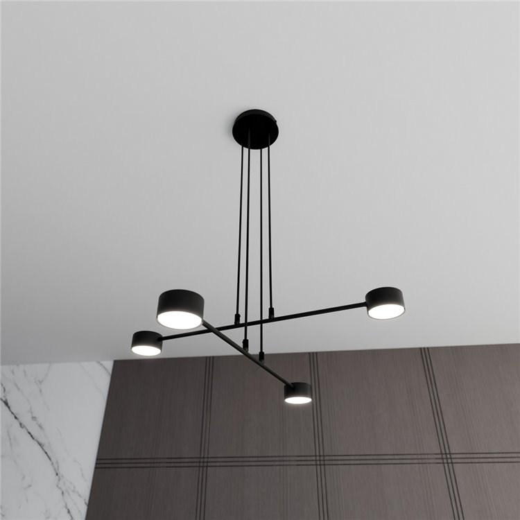 MODUS 4 BLACK EMIBIG Lampa wisząca