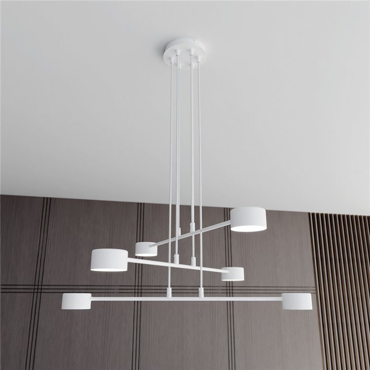 MODUS 6 WHITE EMIBIG Lampa wisząca