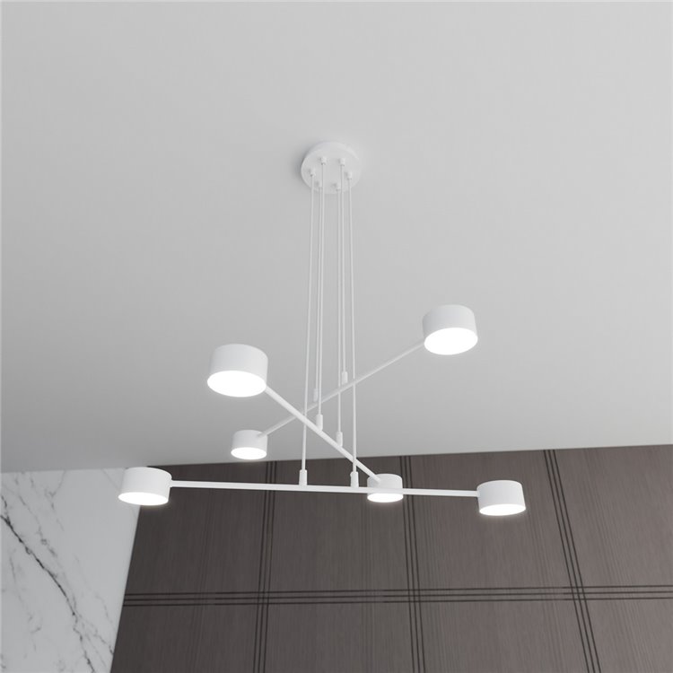 MODUS 6 WHITE EMIBIG Lampa wisząca