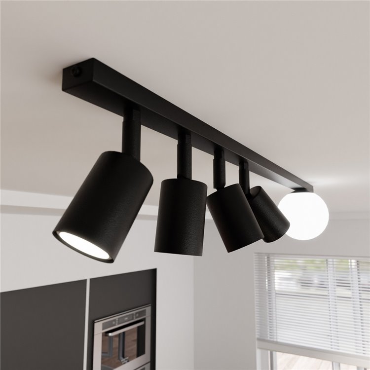 BASTER 5 BLACK EMIBIG Lampa sufitowa