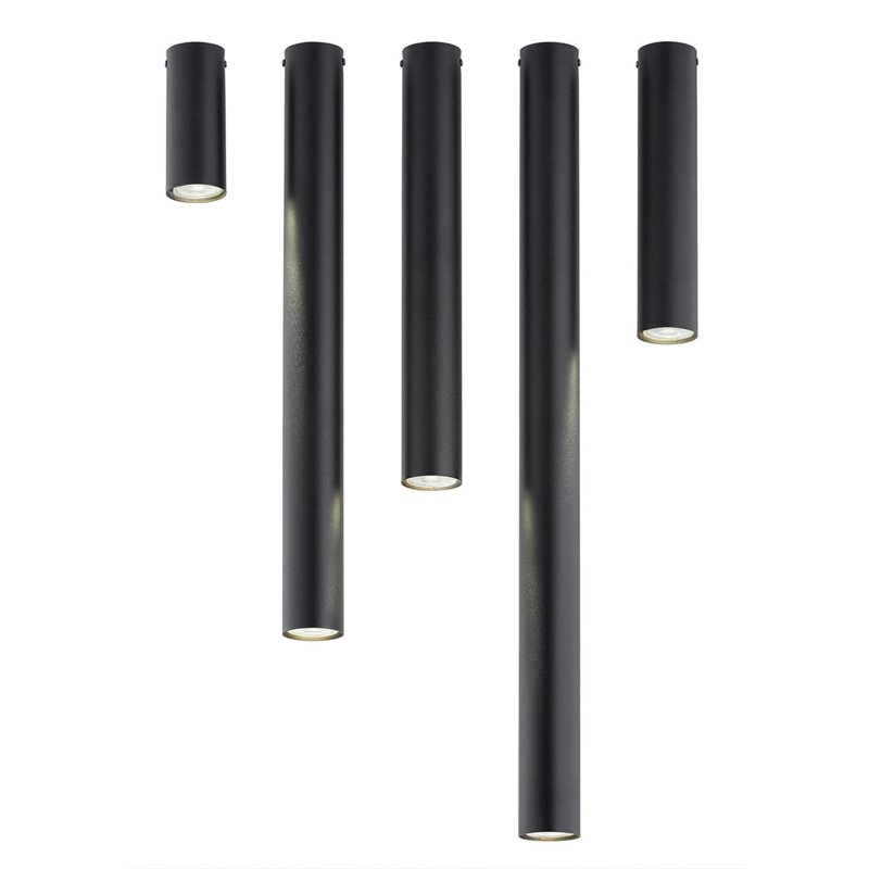 TECNO 1M BLACK EMIBIG Lampa sufitowa TECNO 1M BLACK EMIBIG Lampa sufitowa