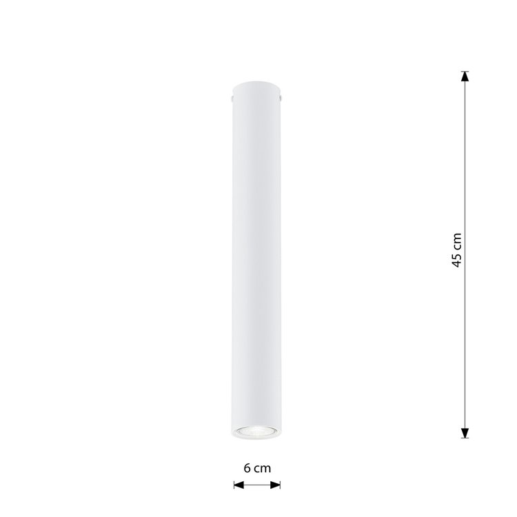 TECNO 1L WHITE EMIBIG Lampa sufitowa