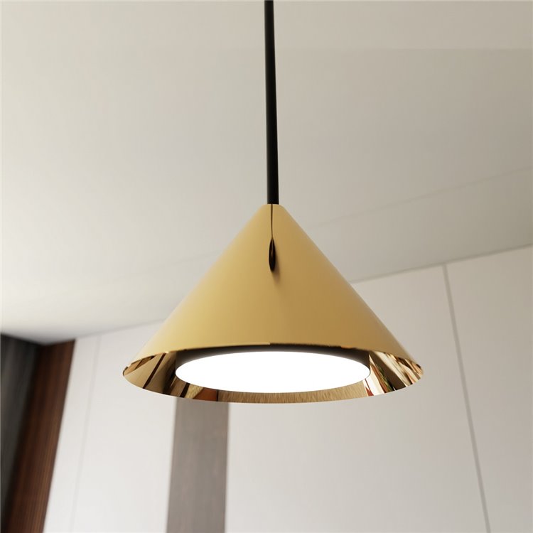 ELIT 1 BL GOLD EMIBIG Lampa wisząca