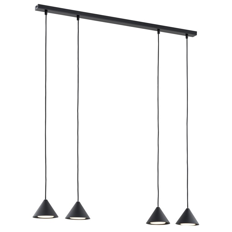 ELIT 4 BLACK EMIBIG Lampa wisząca