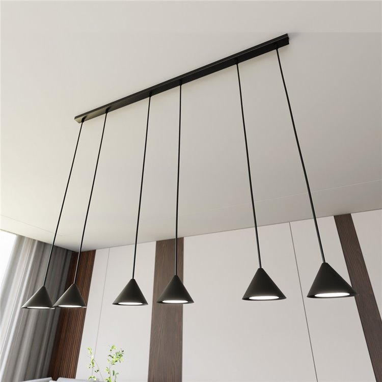 ELIT 6 BLACK EMIBIG Lampa wisząca